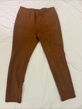 Dress Barn Rust Brown Ponte Skinny Leggings